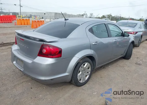 2013 Dodge Avenger Se from USA, damaged, VIN 1C3CDZAB9DN755960